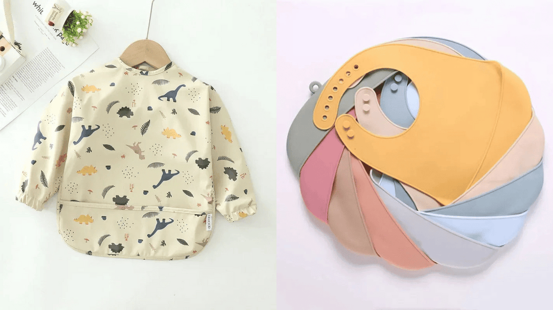 Les meilleurs bavoirs bébé pour faire la DME - Minibrave