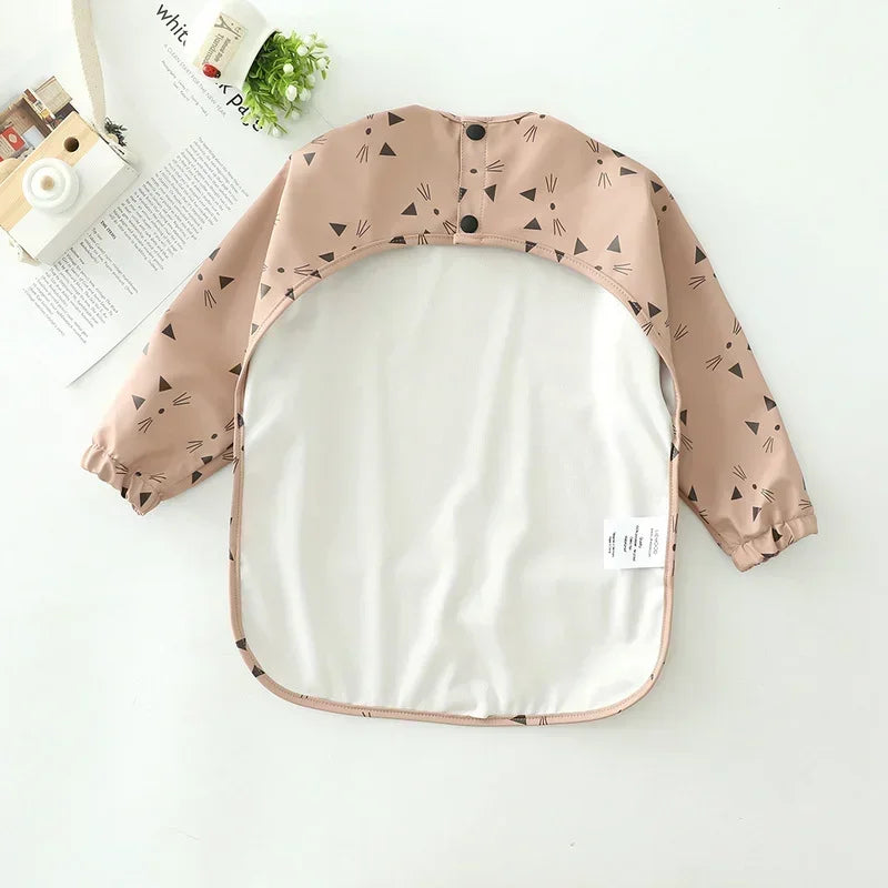 bavoir_imperm_able_manches_longues_bebe - Minibrave