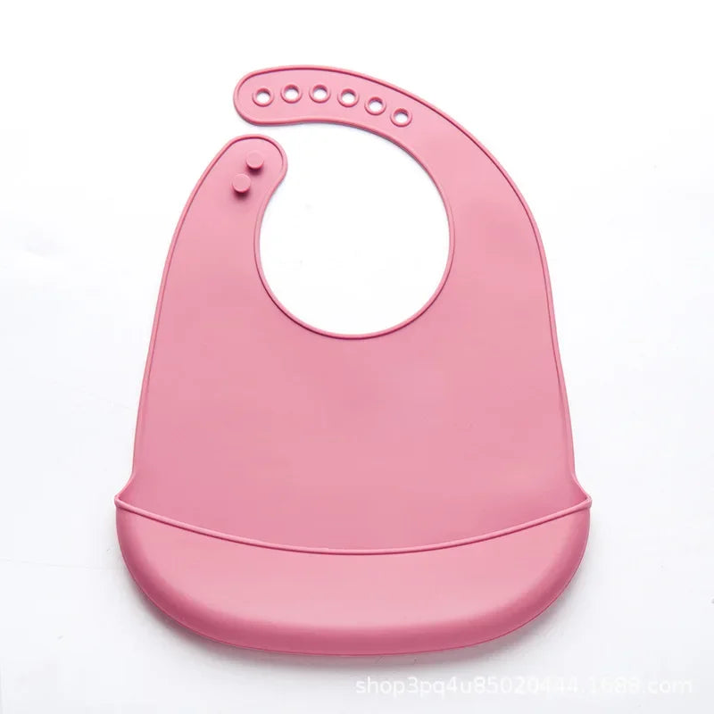 bavoir_silicone_rose - Minibrave